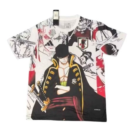 Camisa Japão Once Piece Zoro Branca 2025/26 Especial Masculina