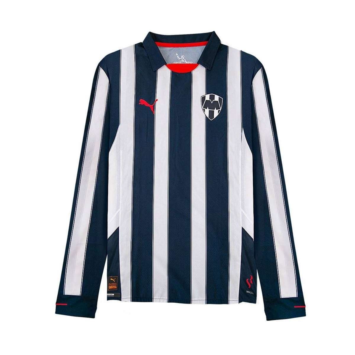camisa-manga-longa-CF-Monterrey-2025-Rayados-SR93-masculina Camisa CF Monterrey Azul 2025/26 Home I Manga Longa Masculina