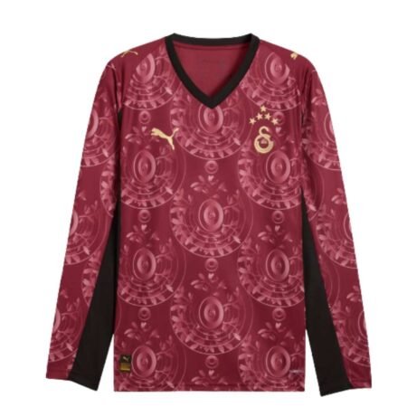 Camisa Galatasaray Vinho 2025/26 Third III Mnaga Longa