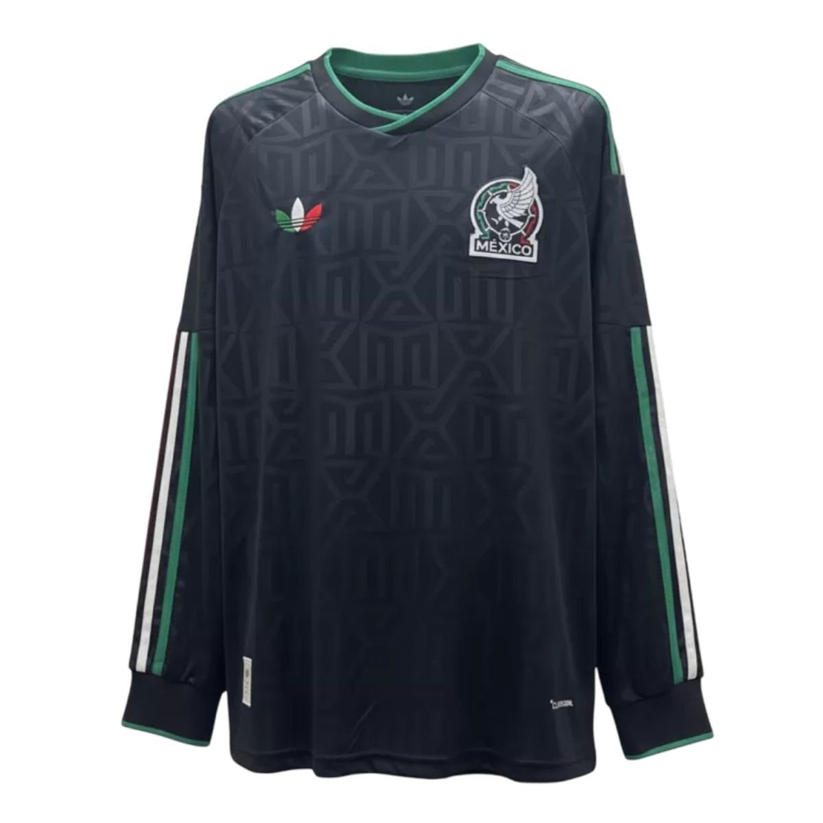 camisa-manga-longa-goleiro-mexico-2026-27-third-iii-preta-masculina Camisa México Preta Goleiro Copa 2026/27 III Manga Longa