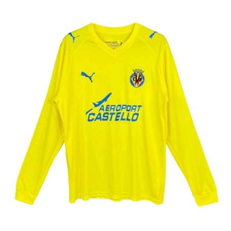 Camisa Villarreal Amarela 2008/09 Home I Manga Longa