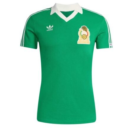 Camisa México Verde 1986 Retrô Home I Adidas Originals Polo Masculina