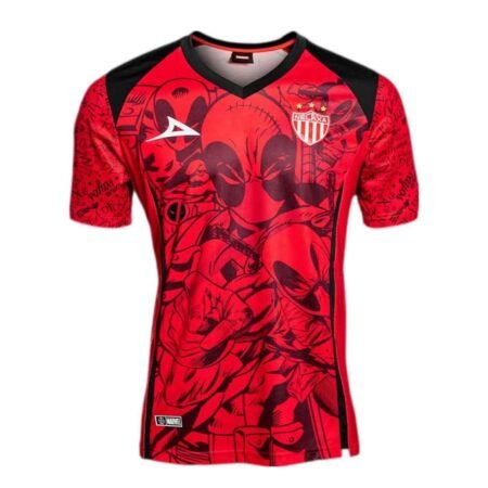 Camisa Necaxa Vermelha DeadPool 2025/26 Especial Masculina