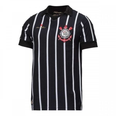 Camisa Corinthians Preta Mundial 2012 Retrô Masculina