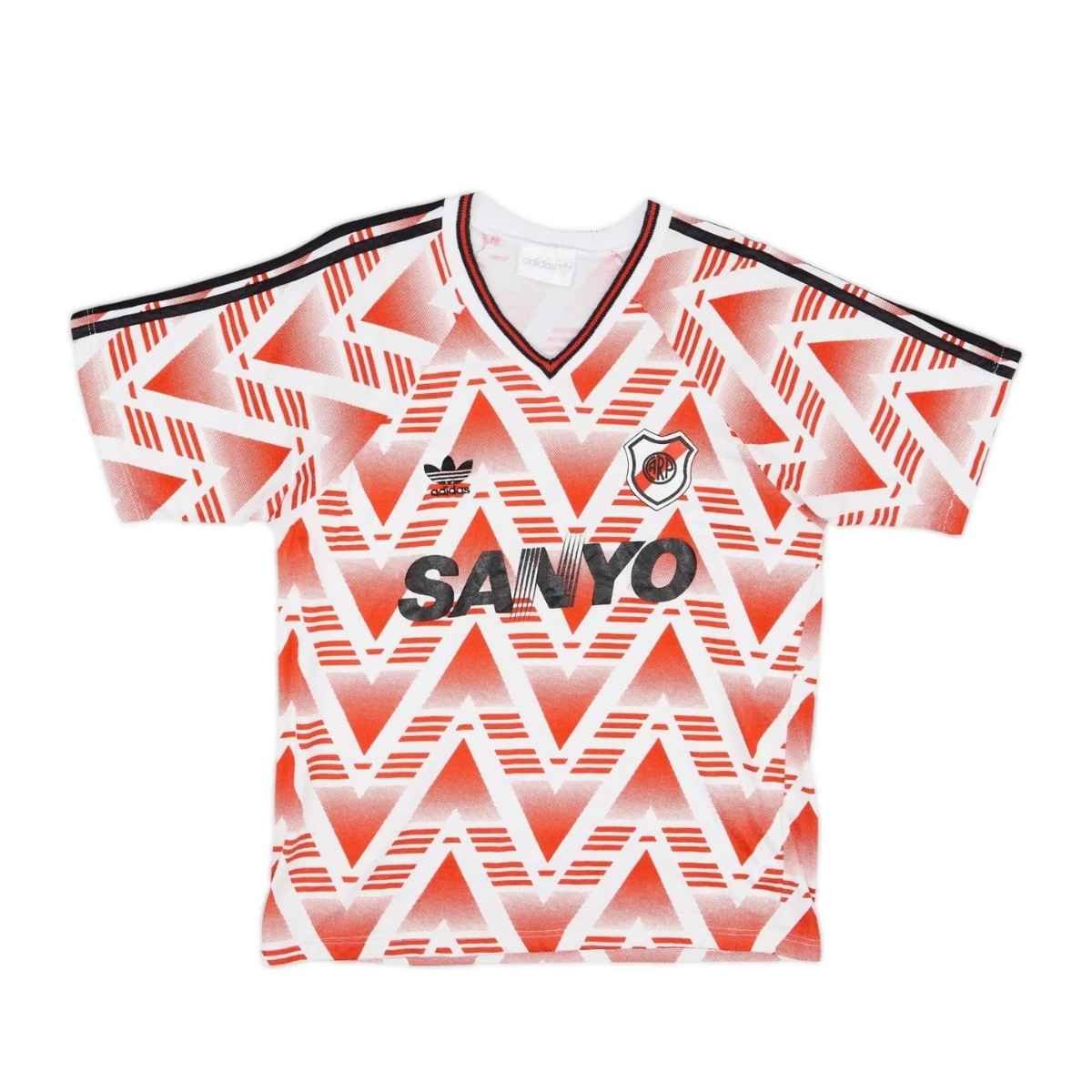 camisa-river-plate-vermelha-1992-93-away-ii-sanyo-masculina Camisa River Plate Vermelha 1992/93 Away II Sanyo Masculina