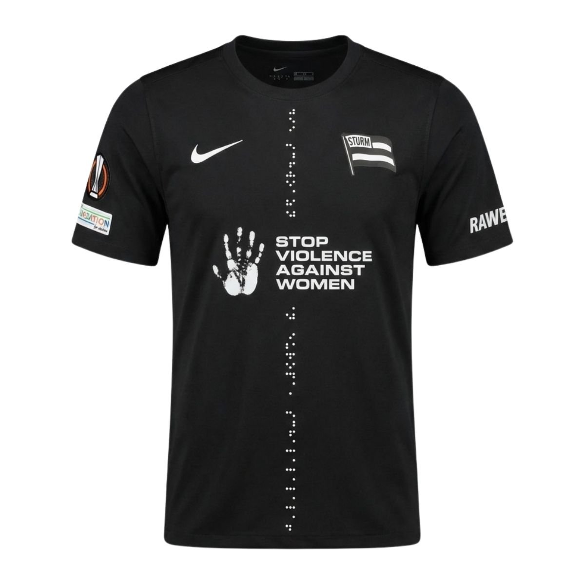 camisa-sturm-graz-preta-2025-26-home-i-masculina Camisa Sturm Graz Preta 2025/26 Home I Masculina