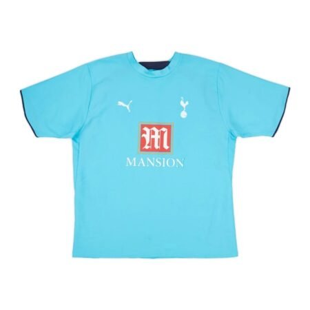 Camisa Tottenham Azul Claro 2006/07 Away II Mansion Masculina