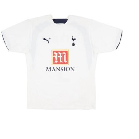 Camisa Tottenham Branca 2006/07 Home I Mansion Masculina