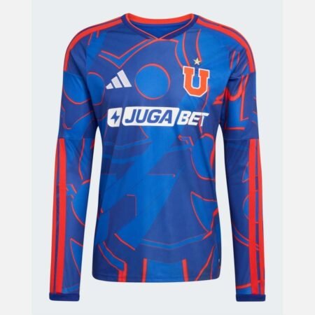 Camisa Universidad de Chile Azul 2026/27 Home I Manga Longa Masculina