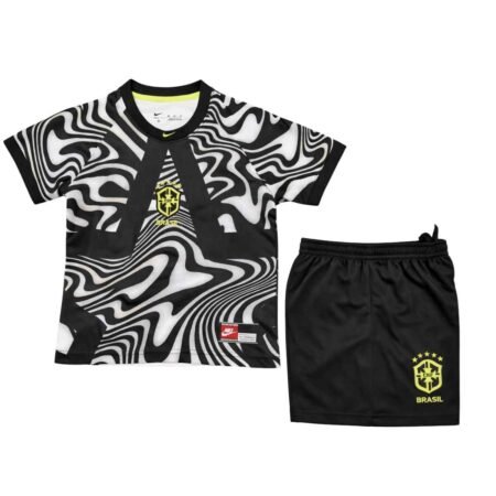 Kit Infantil do Brasil Goleiro Preta Copa 2026/27 Unissex