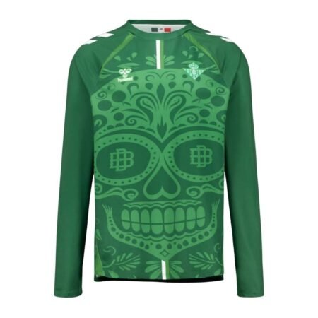 Camisa Real Bétis Verde 2025/26 Día de Muertos Manga Longa