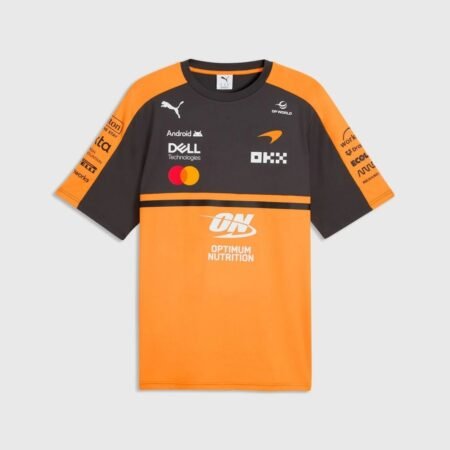 Camisa McLaren Racing F1 Laranja  2026/27 Team Casual Masculina