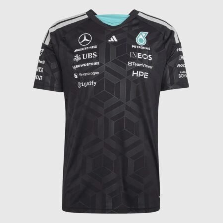 Camisa Mercerdes Benz AMG F1 Preta 2026/27 Team Masculina