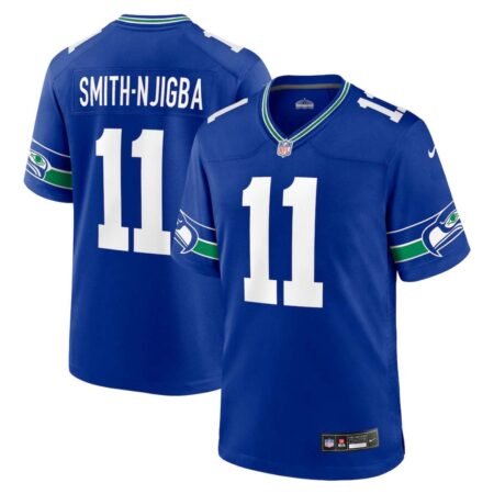 Camisa NFL Jaxon Smith NJIGBA Seattle Seanhawks Azul Super Bowl 11 Masculina