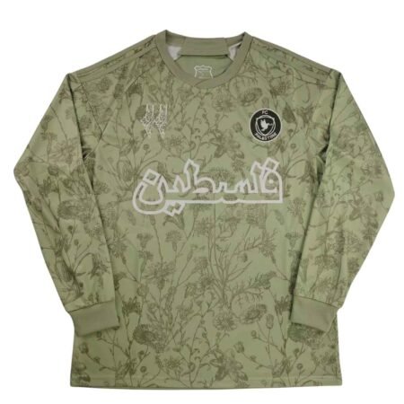 Camisa Palestina Verde 2026/27 Manga Longa Masculina