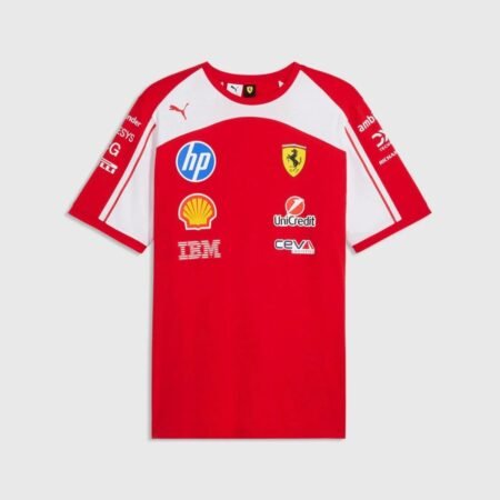 Camisa Scuderia Ferrari F1 Team Vermelha 2026/27 T-Shirt Masculina