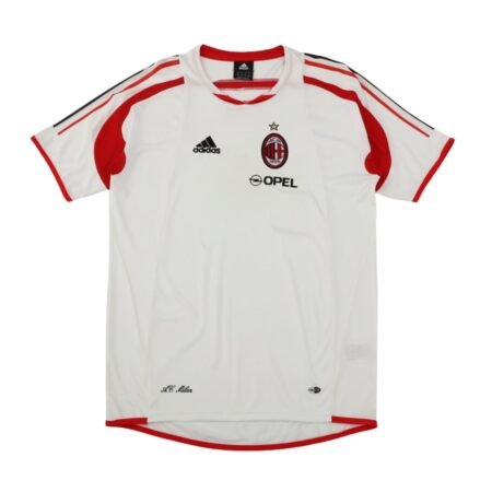 Camisa AC Milan Branca 2004/05 Treino Opel Masculina