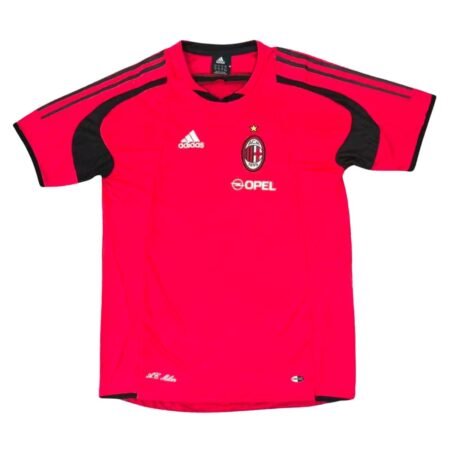 Camisa AC Milan Vermelha 2004/05 Treino Opel Masculina