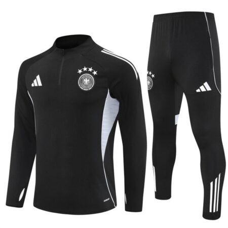 Conjunto Treino Alemanha Calça e Jaqueta Preto 2025/26 Masculina