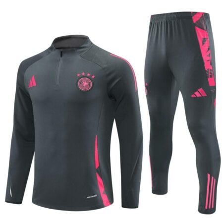 Conjunto Treino Alemanha Calça e Jaqueta Cinza 2024/25 Masculina