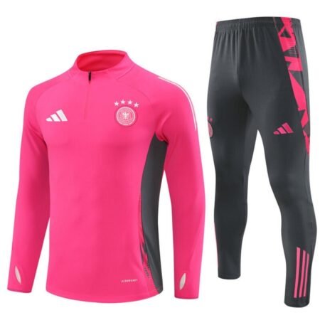 Conjunto Treino Alemanha Calça e Jaqueta Rosa 2024/25 Masculina