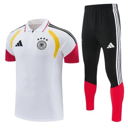 Conjunto Viagem Alemanha Camisa Polo e Calça Branco 2026/27 Masculino