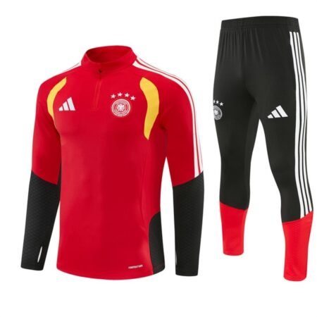 Conjunto Treino Alemanha Calça e Jaqueta Vermelho 2026/27 Masculina
