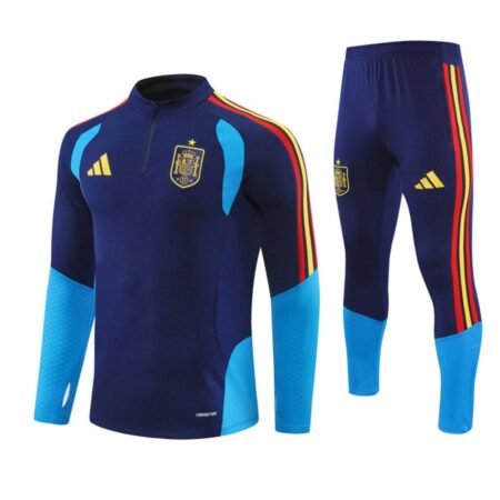 Conjunto Treino Espanha Calça e Jaqueta Azul Escuro 2026/27 Masculina