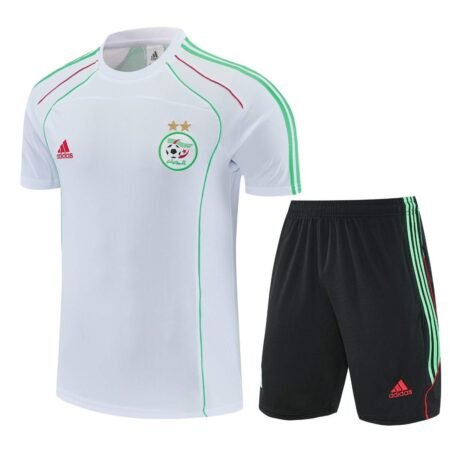 Kit Treino Argélia Short e Camisa Branco 2026/27 Masculina