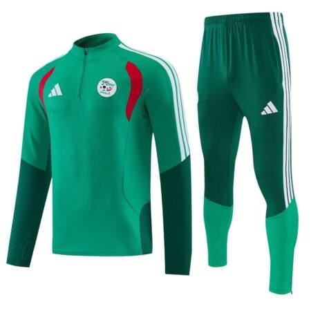 Conjunto Treino Argélia Calça e Blusão Verde 2026/27 Masculina