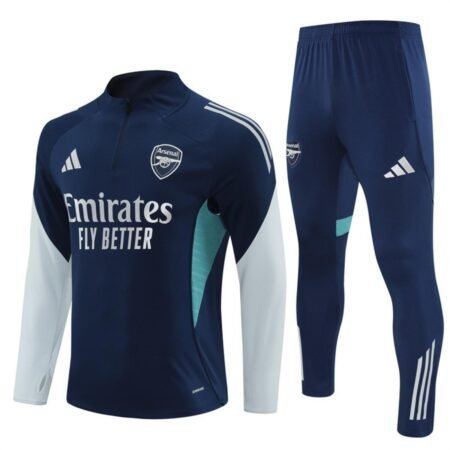 Conjunto Treino Arsenal Calça e Jaqueta Azul Escuro 2025/26 Masculina
