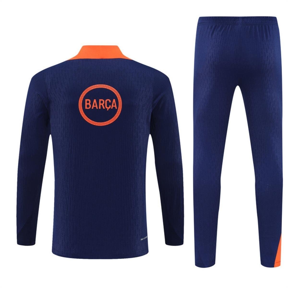 kit-treino-barcelona-2025-26-azul-laranja-masculino (1) Conjunto Treino Barcelona Calça e Jaqueta Azul/Laranja 2025/26 Jogador