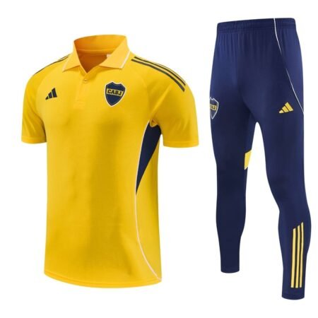 Conjunto Viagem Boca Juniors Camisa Polo e Calça Amarelo 2026/27 Masculino