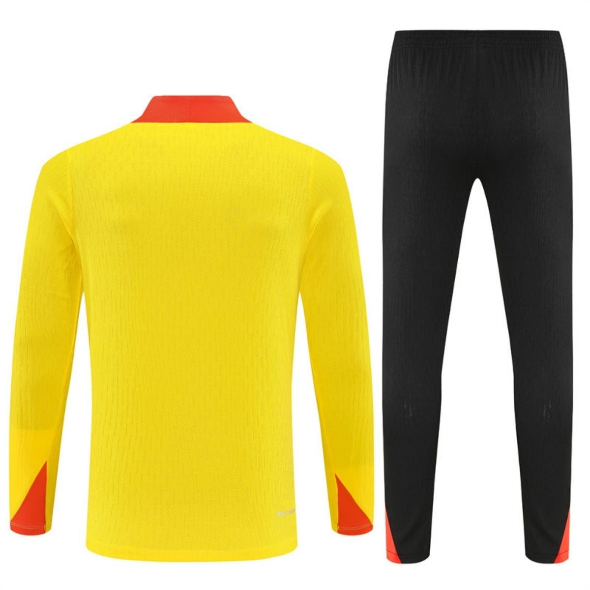 kit-treino-brasil-2025-26-amarelo-preto-masculino (1) Conjunto Treino Brasil Calça e Jaqueta Amarelo 2025/26 Jogador