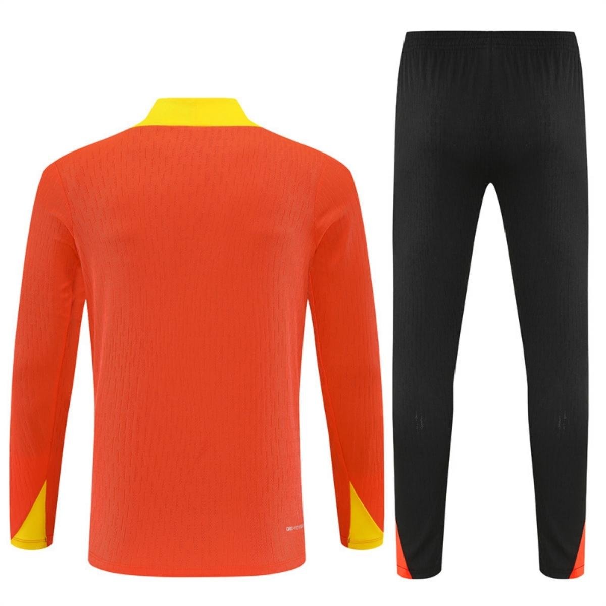 kit-treino-brasil-2025-26-laranja-preto-masculino (1) Conjunto Treino Brasil Calça e Jaqueta Laranja 2025/26 Jogador