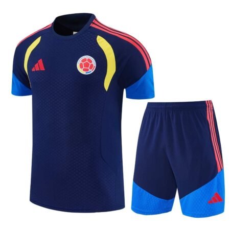 : Kit Treino Colômbia Short e Camisa Azul 2026/27 Masculina