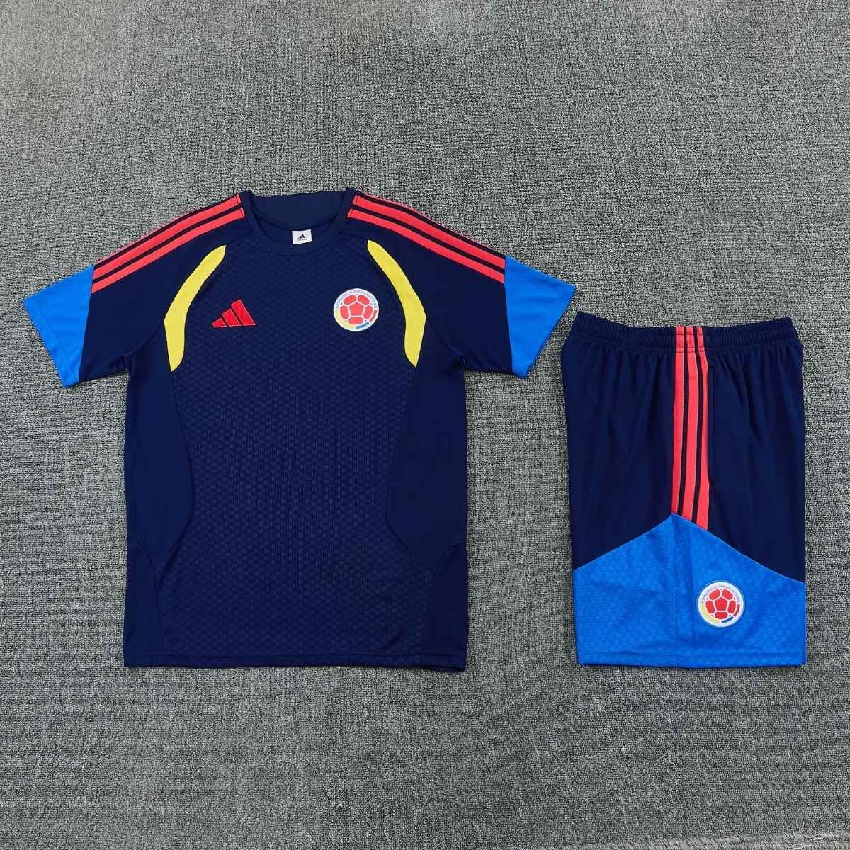 kit-treino-colombia-2026-27-branco-azul-masculino (6) : Kit Treino Colômbia Short e Camisa Azul 2026/27 Masculina