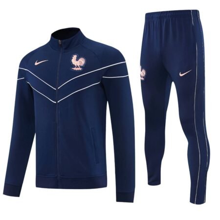 Conjunto Treino França Calça e Jaqueta Azul Escuro 2026/27 Masculino