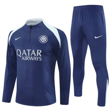 Conjunto Treino Inter de Milão Calça e Jaqueta Azul Escuro 2025/26 Jogador