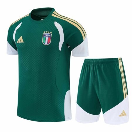 Kit Treino Itália Short e Camisa Verde 2026/27 Masculina