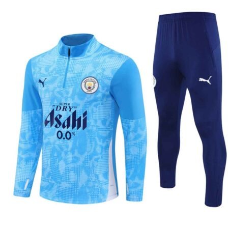 Conjunto Treino Manchester City Calça e Jaqueta Azul 2025/26 Masculino