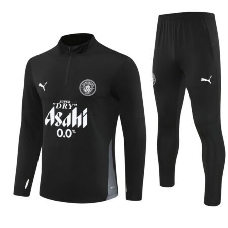 Conjunto Treino Manchester City Calça e Jaqueta Preto 2025/26 Masculino