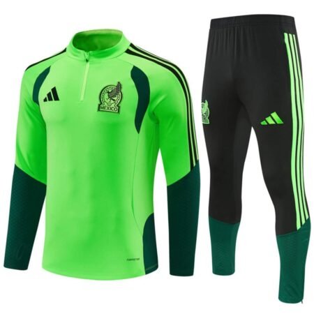 Conjunto Treino México Calça e Jaqueta Verde 2026/27 Masculina