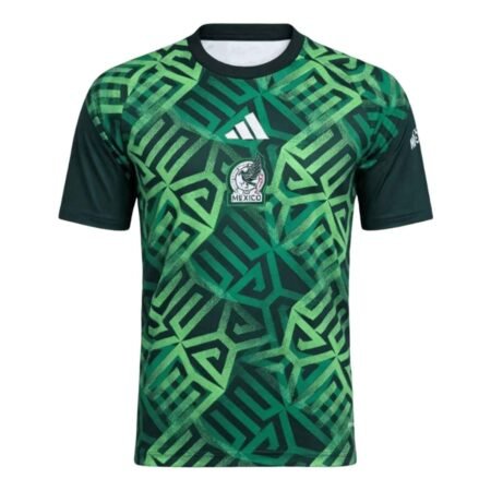 Camisa México Verde Copa 2026/26 Pré-Jogo Masculina