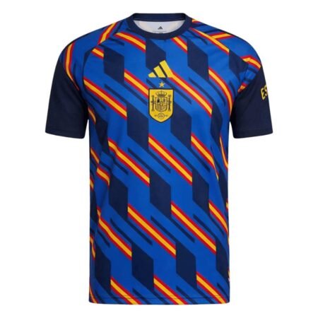 Camisa Espanha Azul Copa 2026/26 Pré-Jogo Masculina