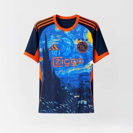 Camisa Ajax Van Gogh Azul 2026/27 Especial Masculina