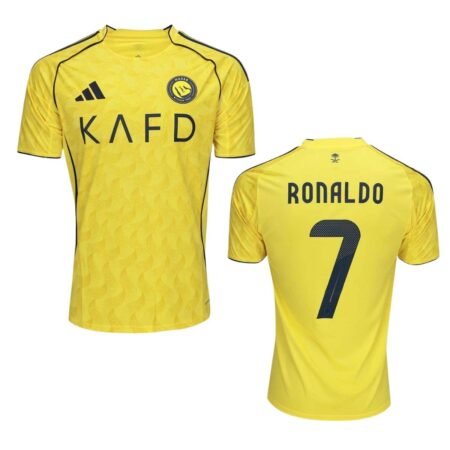 Camisa Al-Nassr Amarelo CR7 #7 2026/27 Home I Masculina