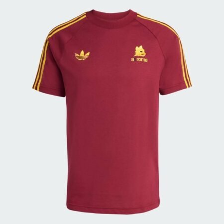 Camisa AS Roma Vinho Adidas Originals 2026/27 Masculina