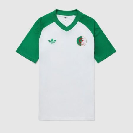 Camisa Argélia Branca Pré-jogo Copa 2026/27 Masculina