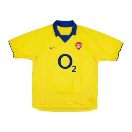Camisa Arsenal FC Amarela 2003/04 Away II O2 Masculina